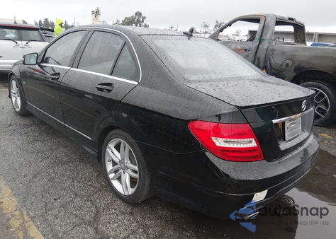 2012 Mercedes-Benz C 250 Sport from USA, damaged, VIN WDDGF4HB8CA636177